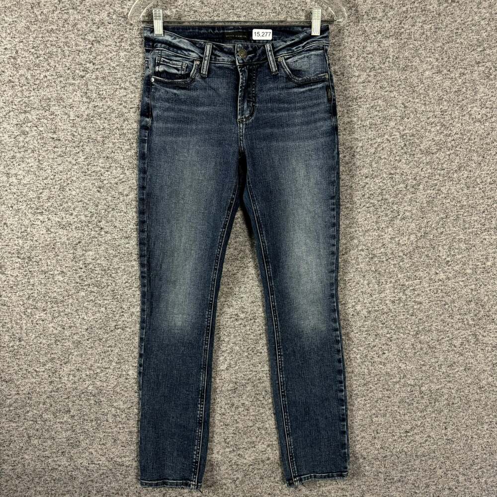 Silver Jeans Women’s Size 25/29 Elyse Straight Stretch Denim Jeans